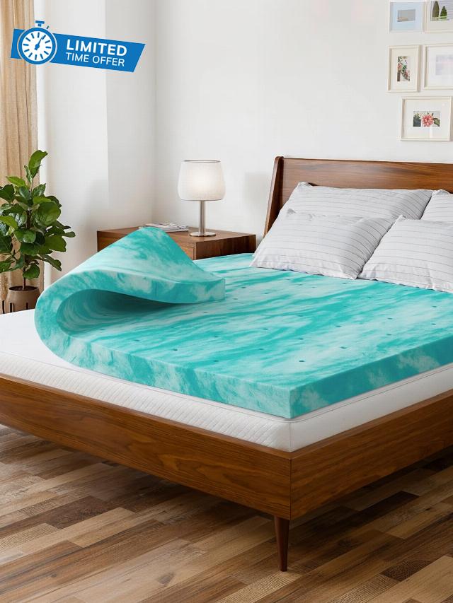 Memory Foam Mattress Topper Twin Size - 3 Inch Cooling Gel Infused Memory Foam - Plush Feel Ventilated Breathable Mattress Pad - Pressure and Pain Relief Bed Topper - CertiPUR-US & Oeko-Tex Certified