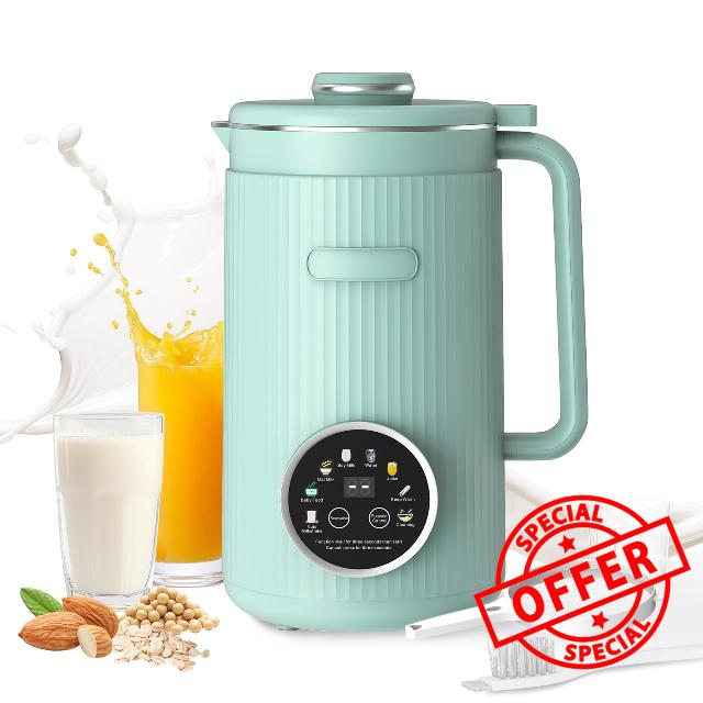 35oz Soy Milk Maker Machine: 8-in-1 Nut Milk Maker for Oat Milk