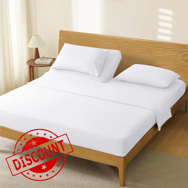 Manyshofu 4 Piece Split Head King Sheets Sets for Adjustable Bed Sheet