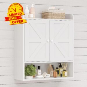 EasyCom 22" W Bathroom Wall Cabinet