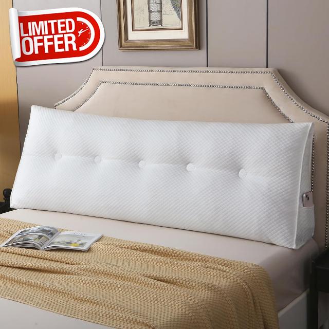 Wedge Headboard Pillow for Bed
