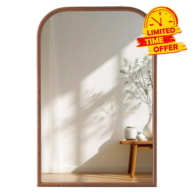 24"x36" Arch Mirror Bathroom Mirror for Wall Mounted