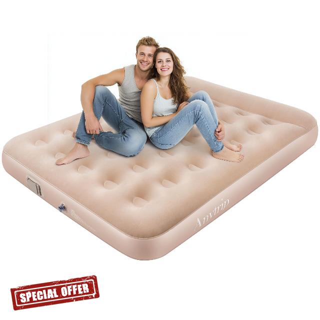 Air Mattress Full with Built-in Pump
