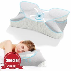 Cervical Neck Pillow for Sleeping - Memory Foam Pillows for Neck and Shoulder Pain