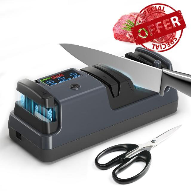 Professional 5-in-1 Electric Knife Sharpener for Kitchen Knives