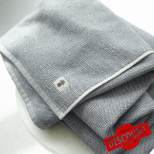 Cariloha Two Toned Bath Sheet | Laguna Blue | 40"x72" | Turkish Cotton & Viscose Material Blend | Extra Smooth