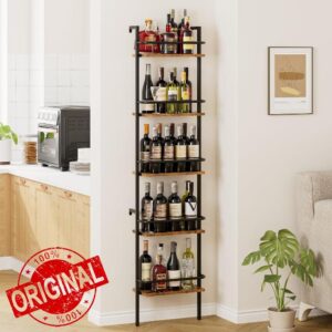 5-Tier Wine Rack Wall Mounted