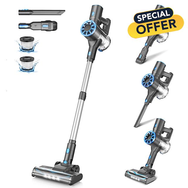 Cordless Stick Vacuum Cleaner with Self-Standing