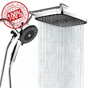 High Pressure Rain Shower Head with Handheld Spray Combo
