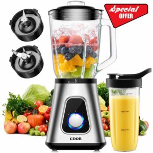 GDOR 1200W Blender for Smoothies and Shakes