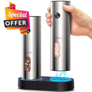 Salt and Pepper Grinder Set Electric