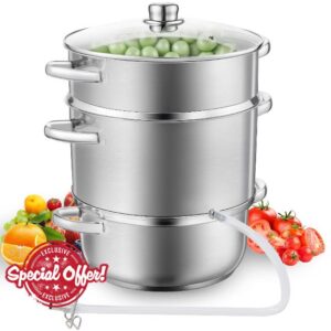 8.5Qt Stainless Steel Steam Juicer for Juices & Jellies & Sauces