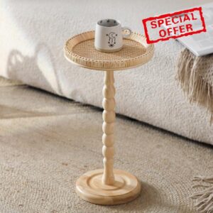 Rattan Small Side Table