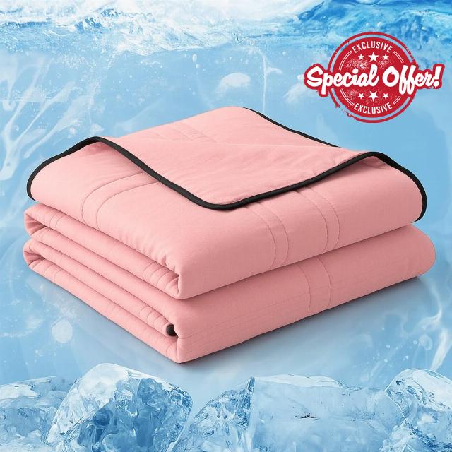 Cooling Comforter Pink King Size (91x79) – The Cold Blanket for Hot Sleepers