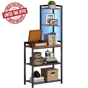 HOOBRO 5-Tier Corner Shelf Stand