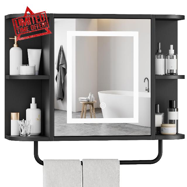 Bathroom Wall Cabinet with Mirror