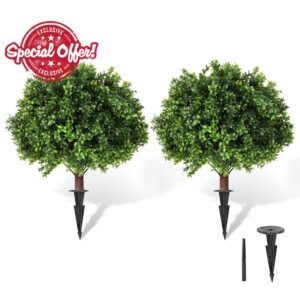 Artificial Boxwood Topiary Tree
