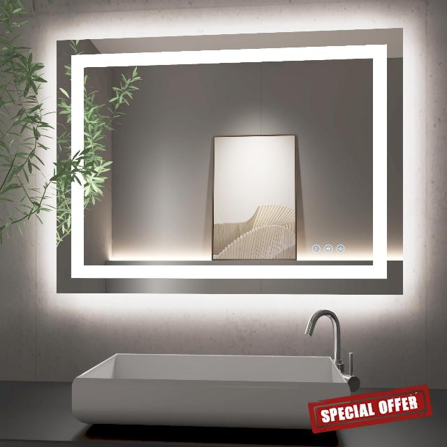 Backlit Mirror Bathroom 24x32 inch
