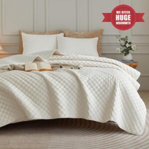 Ultra Soft Velvet Quilt Set King Size - Luxury Lightweight Velvet Bedding Set for All Season