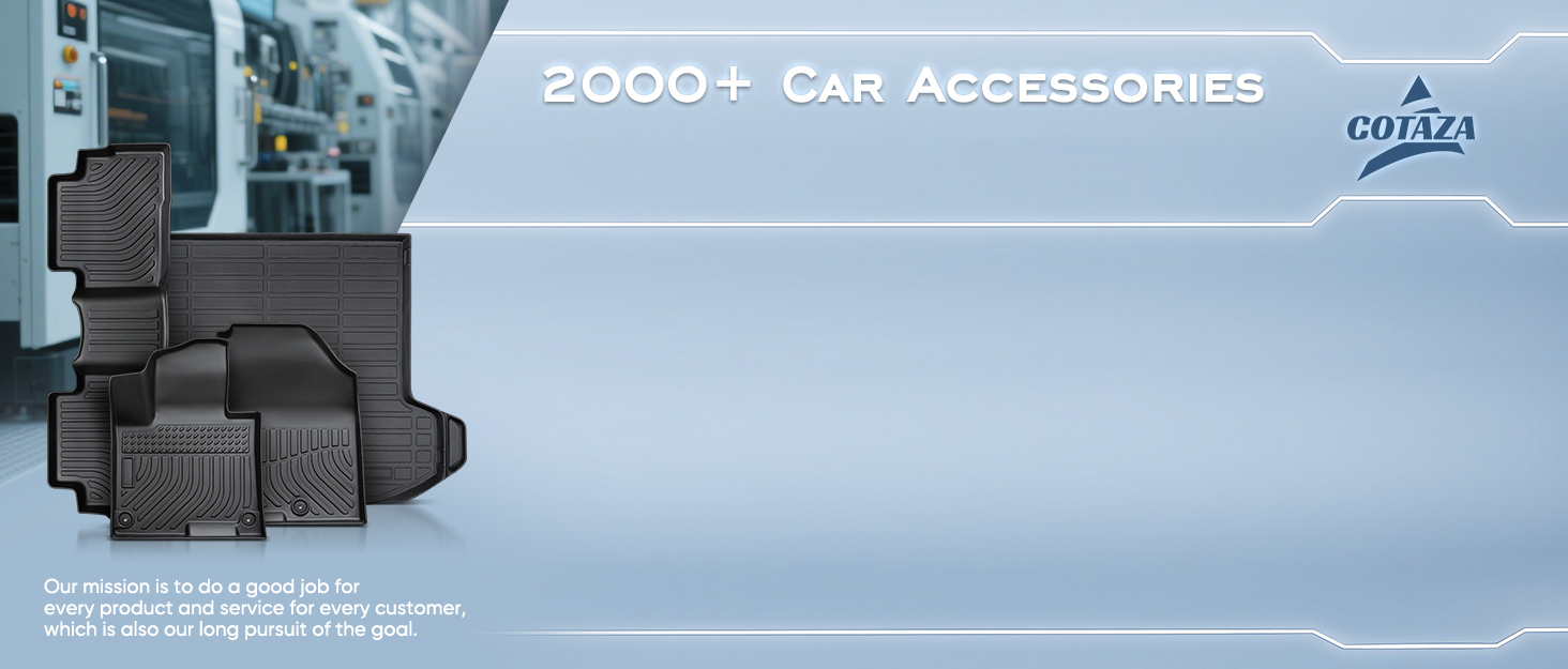 COTAZA All Weather Custom Fit Car Floor Mats, Car Accessories