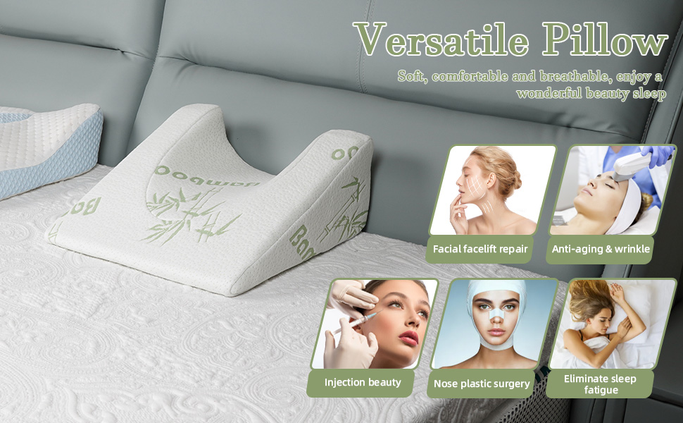 wedge pillow after facial plastic surgery,best pillow after face lift surgery,anti wrinkle,