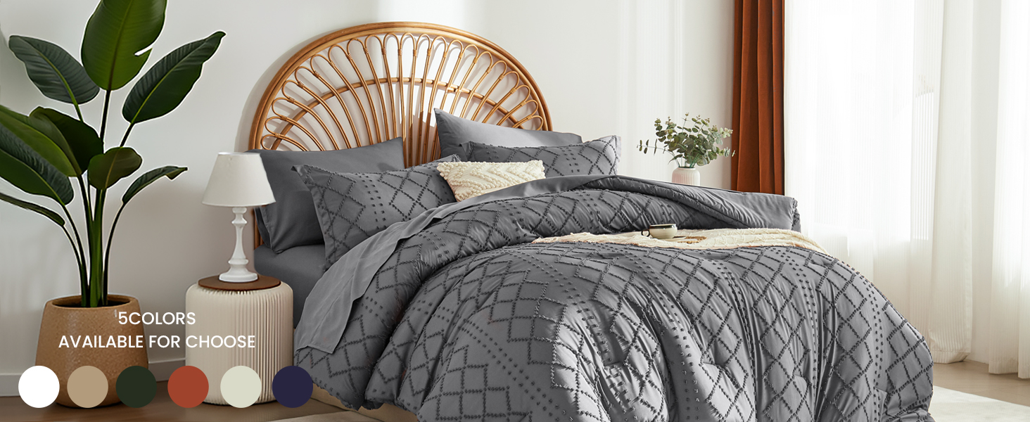 farmhouse king size comforter set