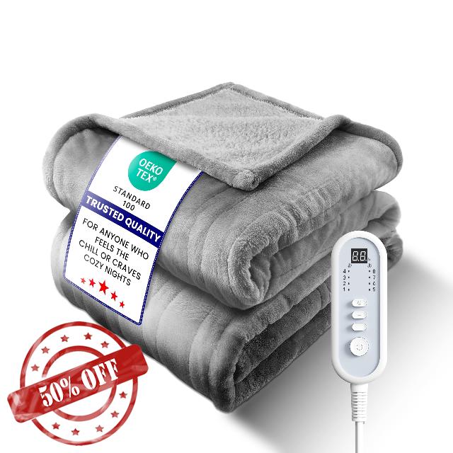 Electric Heated Blanket Throw