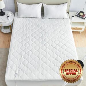 Electric Heated Mattress Pad Full Size - Coral Fleece Electric Mattress Pad Cover - Auto Shut Off Bed Warmer with Deep Pocket