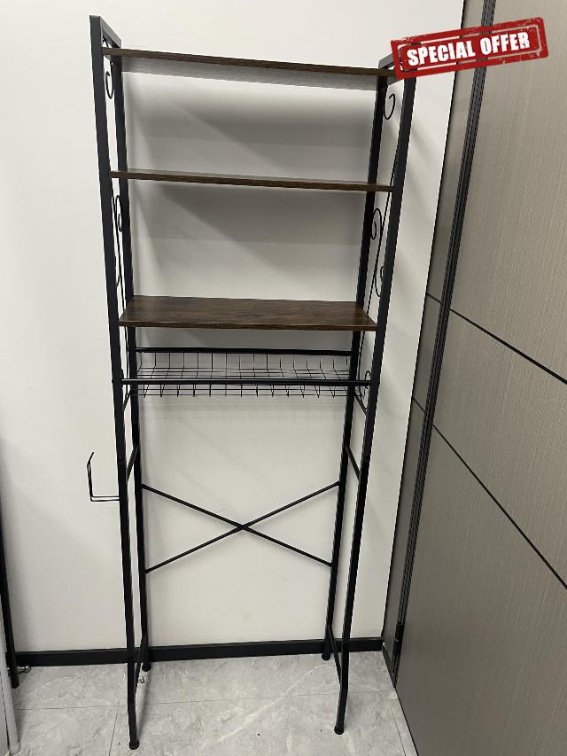 Over-The-Toilet Storage Rack 4-Tier