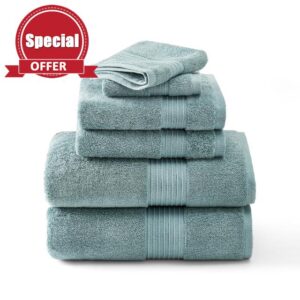 TOWN & COUNTRY EVERYDAY 6-Piece Assorted Solid Dobby Border Set