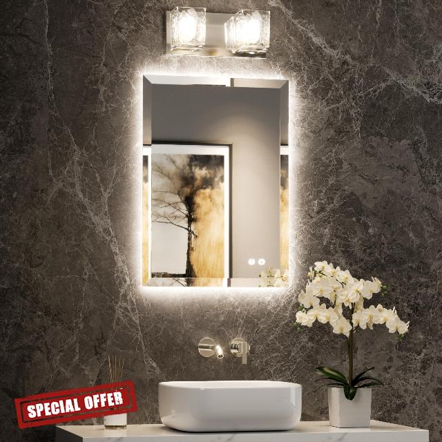 TETOTE 20 x 28 Backlit Mirror Bathroom
