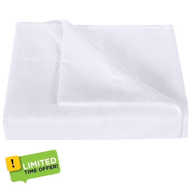 Deluxe Twin-XL (70x102) Flat Sheet