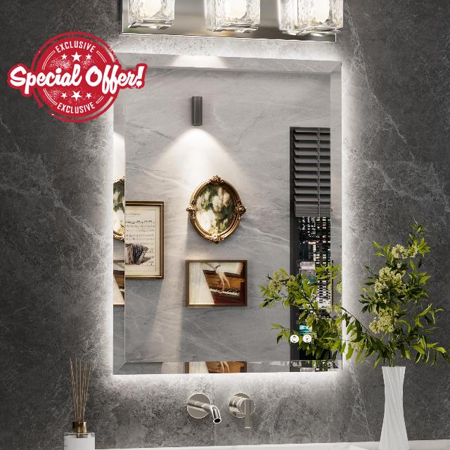 TETOTE 24 x 32 LED Mirror Backlit