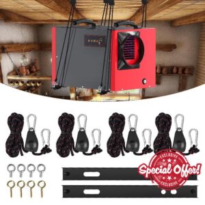 Hanging Kit for Dehumidifiers in Crawl Spaces & Basements | Heavy-Duty Metal Dehumidifier Protection Frame | Anti-Vibration Dehumidifier Hanging Support Accessories to Reduce Noise – Load 300 lbs.