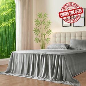 100% Viscose from Bamboo Sheets Set King Size