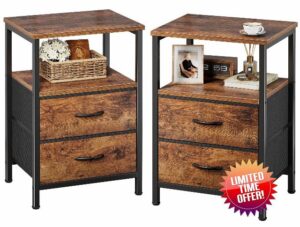 Huuger Night Stand Set of 2