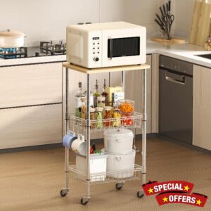 Rolling Kitchen Storage Cart
