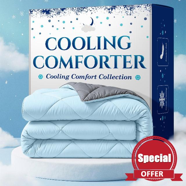 Cooling Comforter King Size for Hot Sleepers & Night Sweats