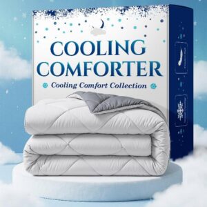 Cooling Comforter Queen Size for Hot Sleepers & Night Sweats