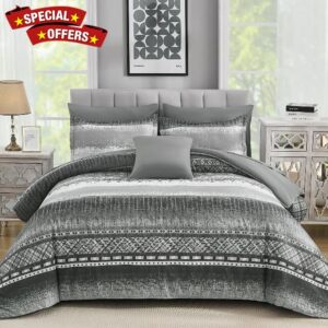 WONGS BEDDING 8 Piece Queen Size Comforter Set