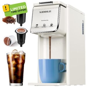 Hot & Iced Coffee Maker for K-Cups & Ground Coffee