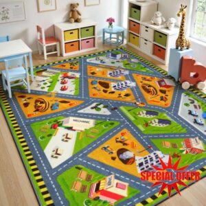 STARUIA Kids Rug for Playroom