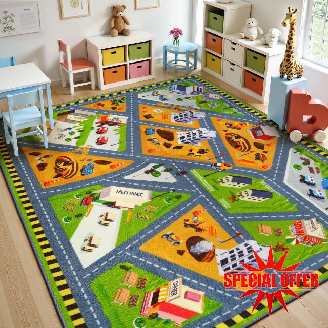 STARUIA Kids Rug for Playroom