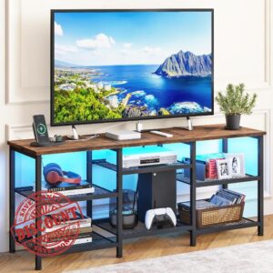 YGEOMER TV Stand for 55 inch TVs