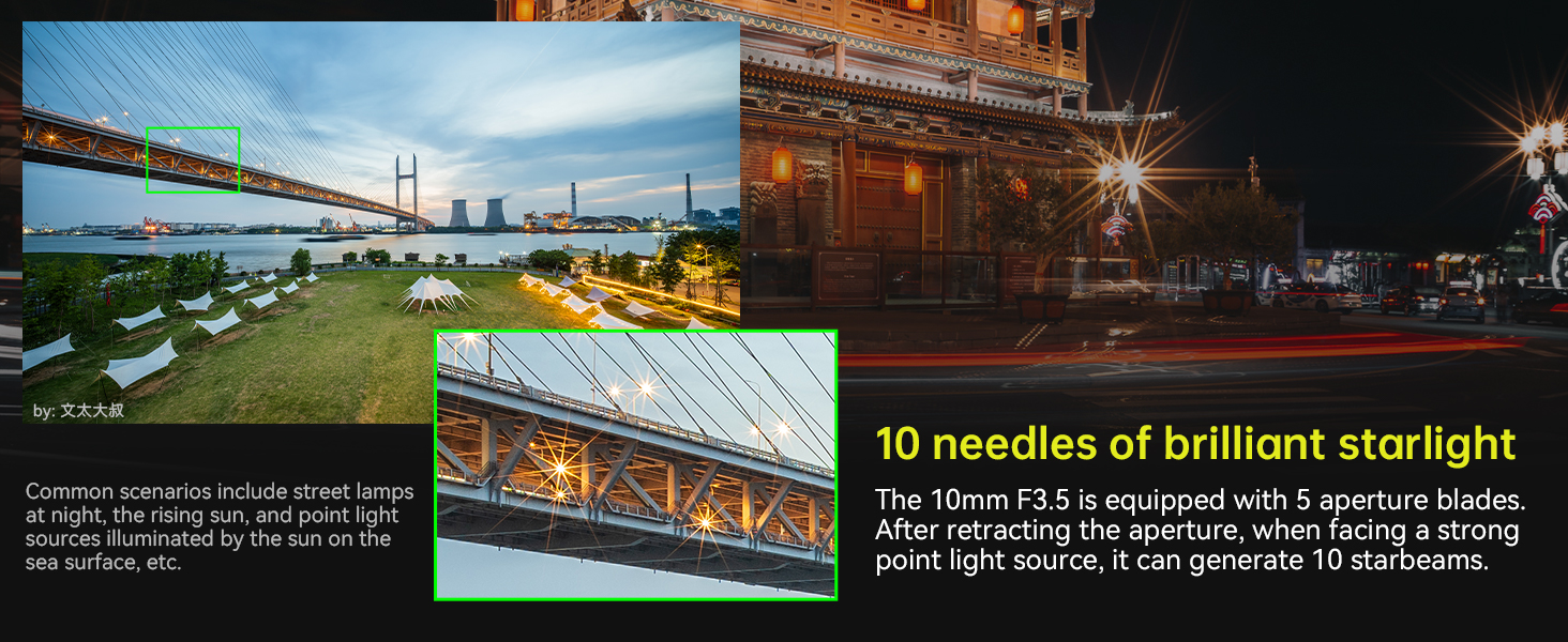 7artisans 10mm F3.5 Wide-Angle Fixed Focus Pancake Lens APS-C Lens
