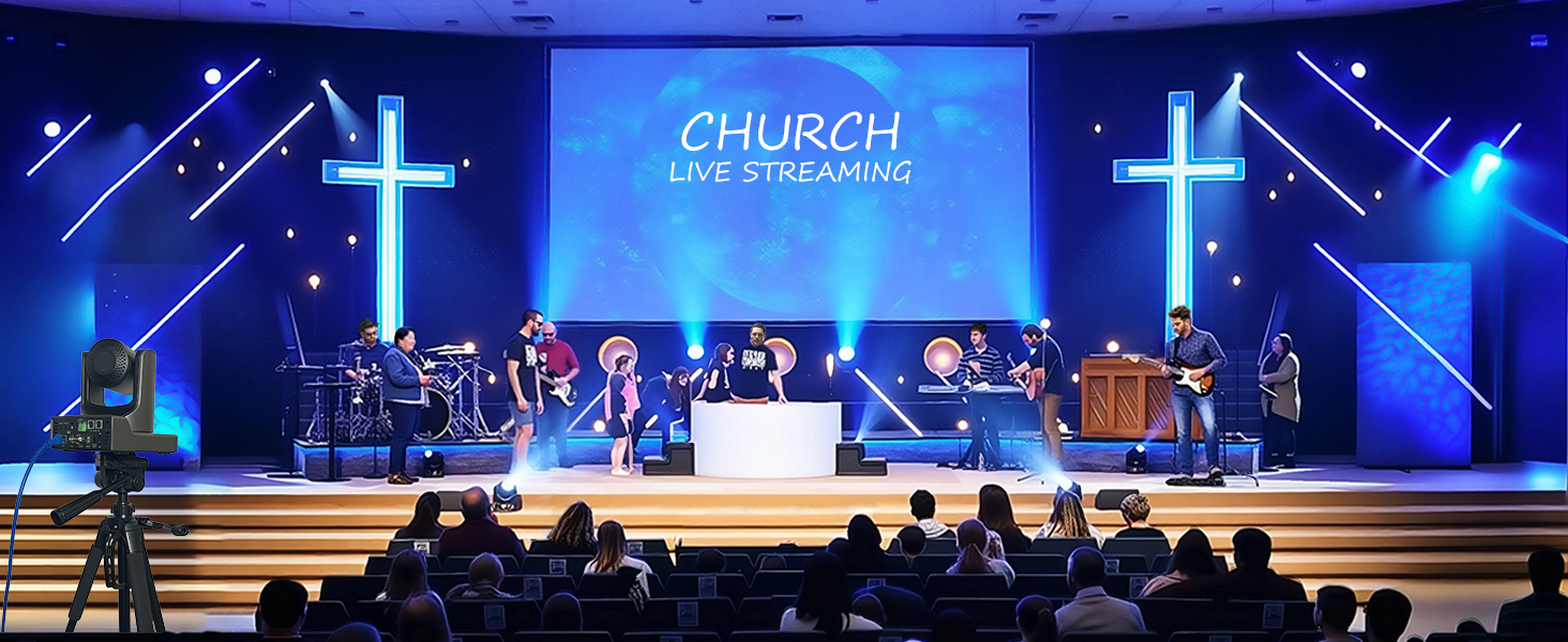prisual ptz camera church live streaming