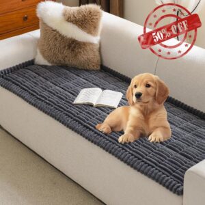MYSKY HOME Couch Covers for 3-4 Cushion Sofa Pet Friendly
