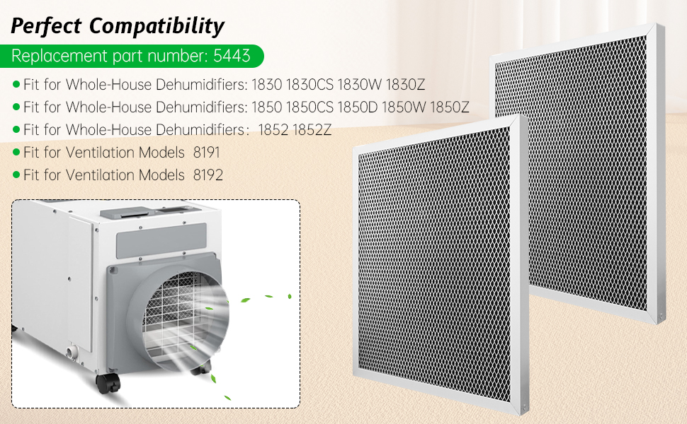 5443 dehumidifier filter