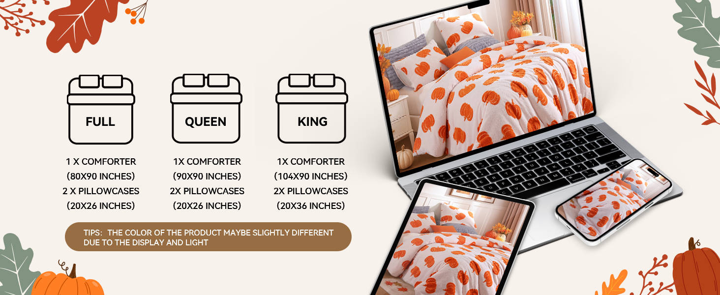 burunt orange comforter
