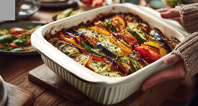 Casserole Dishes For Oven, Ceramic Baking Dish, Large Lasagna Pan With Handles
